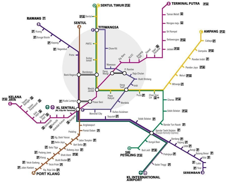 maleisië nieuwe lrt route kaart
