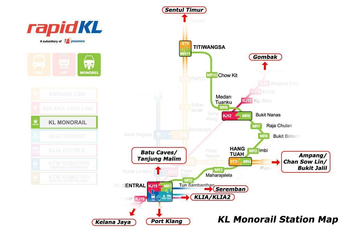 lrt monorail kaart
