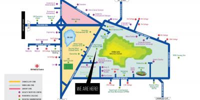 Kaart van de universiteit malaya